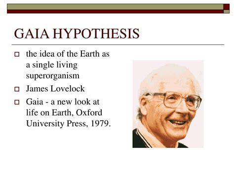 PPT - GAIA HYPOTHESIS PowerPoint Presentation, free download - ID:217316