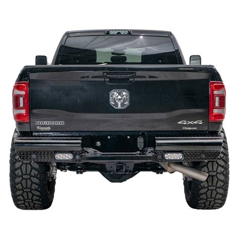 Fab Fours DR19-T4450-1 Black Steel Rear Bumper for Dodge Ram 2500/3500 ...