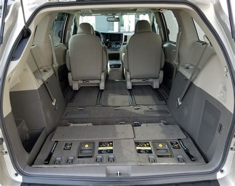 Toyota Sienna Dimensions Interior