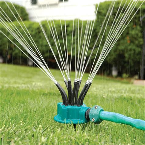 360 Degree Flexible Auto Lawn Irrigation Garden Sprinkler Water ...