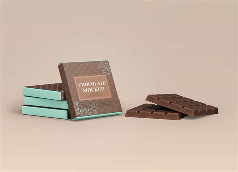 Chocolate Bar Packaging Mockup - Freebies - Fribly