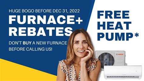 Buy a New Qualified High Efficiency Furnace + Rebates + FREE Heat Pump | Homeowners Don't Miss ...