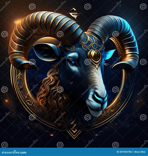 Zodiac Sign Goat. Astrological Symbol of the Zodiac Stock Illustration - Illustration of ...