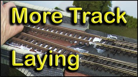 More Track Laying at Chadwick Model Railway | 82. - YouTube