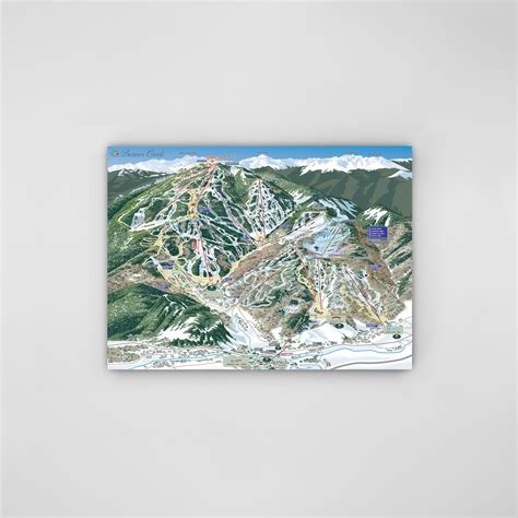 Beaver Creek Resort Map (Colorado)