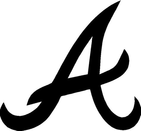 black atlanta braves logo - Clip Art Library