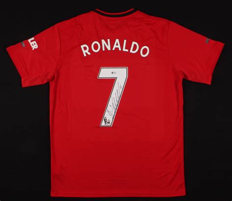 Cristiano Ronaldo Signed Manchester United Jersey (Beckett COA ...