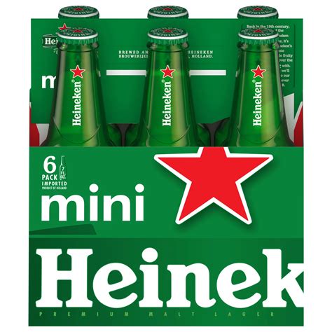 Heineken Lager Beer 7 oz Bottles - Shop Beer at H-E-B