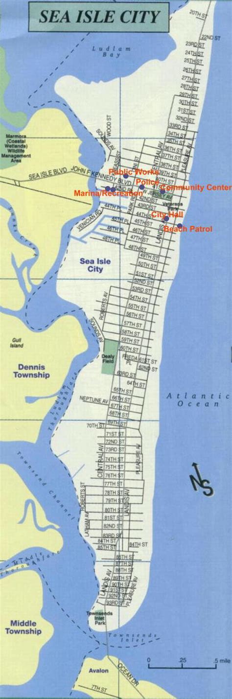 Ocean City Nj Street Map - Maps For You