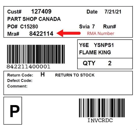 Return Merchandise Authorization Form Printable Pdf D - vrogue.co