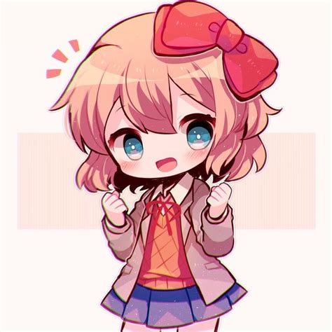 Sayori Doki Anime Chibi, Moe Anime, Anime Art, Tsundere, Yuri, Doki ...