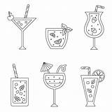 Cocktail Colouring Pages Sketch Coloring Page sketch template