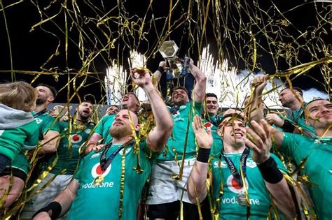 Ireland rugby stars belt out Robbie Williams as they celebrate Six ...