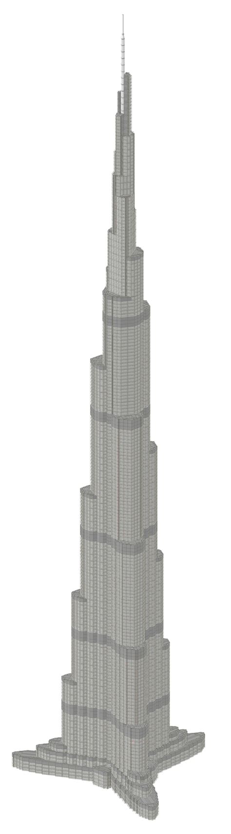 Burj Khalifa Transparent Background Transparent HQ PNG Download | FreePNGImg