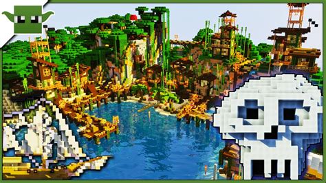 Minecraft PIRATE ISLAND | Transformation TIMELAPSE - YouTube