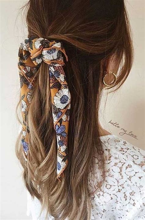 Fabulous Ways To Wear A Scarf & Hair Pin In Your Hair 2020