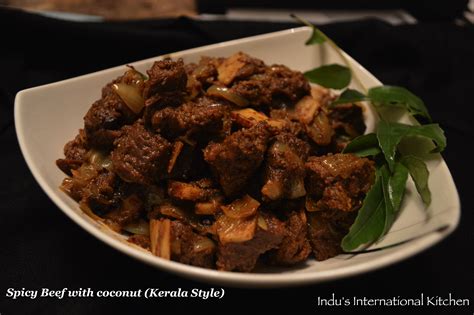 Spicy Beef Stir fry with coconut (Kerala Style Beef ) |