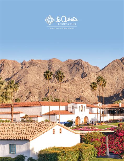 La Quinta Resort & Club 2020 Brochure by La Quinta Resort & Club and PGA WEST - Issuu