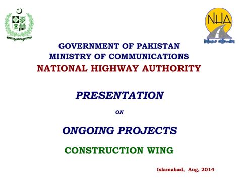 Ongoing-Projects - National Highways Authority