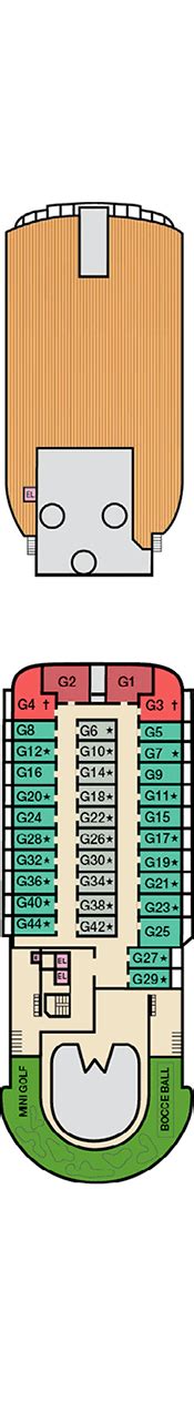 Carnival Elation Deck plan & cabin plan