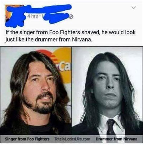 Foo Fighters Lead Singer Nirvana Drummer - Trend Meme