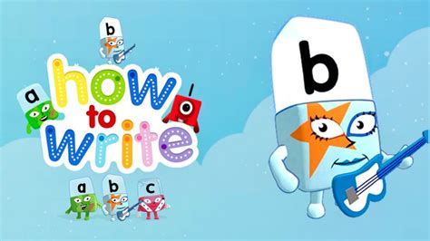 Alphablocks How to Write Letter B (Bouncy Letter Family) | Meet ...