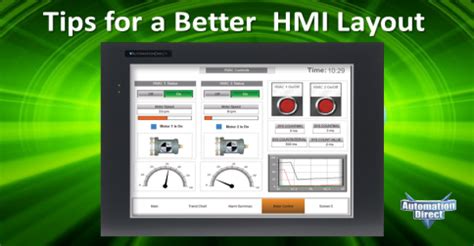 Tips for a Better HMI Layout | Library.AutomationDirect.com