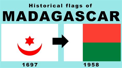 Historical Flags of Madagascar (with the national anthem of Madagascar "Ry Tanindrazanay malala ...