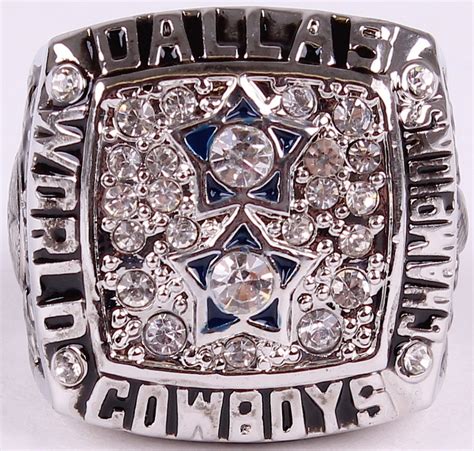 Roger Staubach Dallas Cowboys High Quality Replica 1977 Super Bowl XII ...