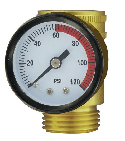 Water Pressure Gauge, Brass, Lead-Free, Carded - Valterra.com | Valterra.com