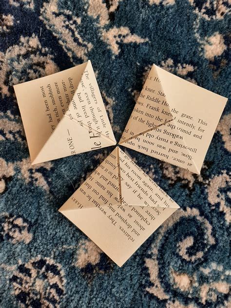 Harry Potter Origami Bookmark Set of 3 Goblet of Fire | Etsy