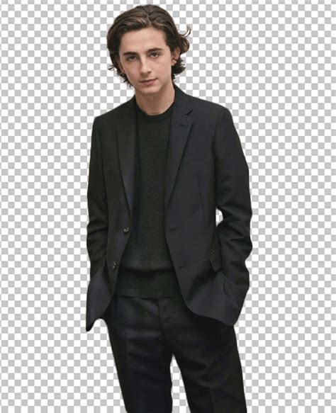 Timothee Chalamet in a black suit PNG Image by Ongpng on DeviantArt