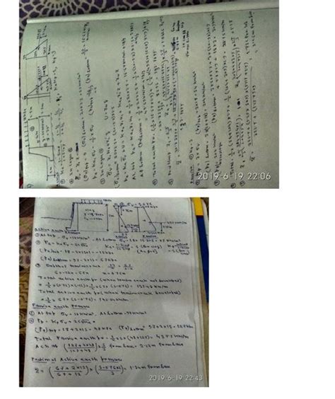 Solved Construct the lateral earth pressure diagram on the | Chegg.com