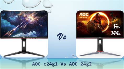 AOC c24g1 Vs AOC 24g2: Key Differences | Gaming Korner