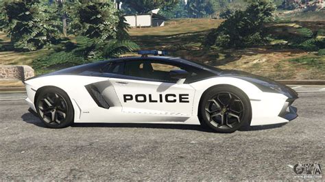 Lamborghini Aventador LP700-4 Police v5.5 for GTA 5