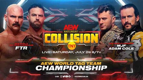 AEW Collision Results - 7/29/23 (Tag Title Match, CM Punk and more ...