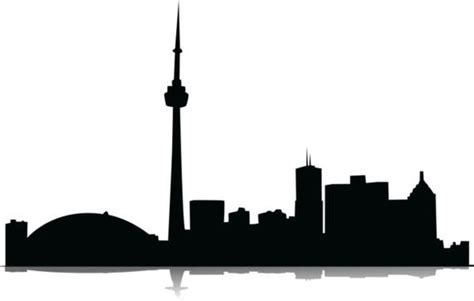 Toronto Skyline Silhouette Clipart - Free to use Clip Art Resource ...