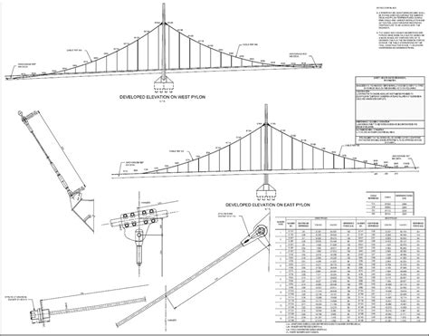 Plans of The Peace Bridge - SolidWorks Design Assignment