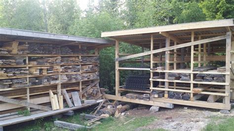 Lumber storage shed | Lumber storage, Wood storage sheds, Lumber ...