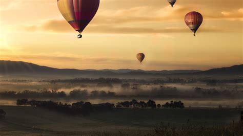 3840x2160 Resolution Hot Air Balloons In Sky 4K Wallpaper - Wallpapers Den