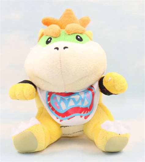 Super Mario bros plush toys 18cm Bowser JR Koopa Bowser dragon plush ...