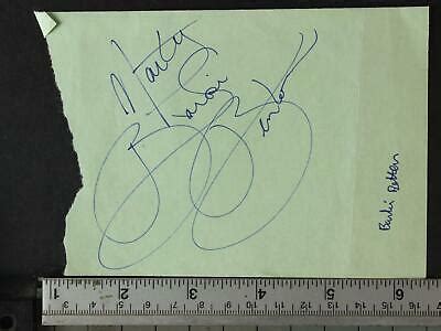 BARBI BENTON (HEE HAW~PLAYBOY PLAYMATE) AUTOGRAPH PAPER~ | #3781821559