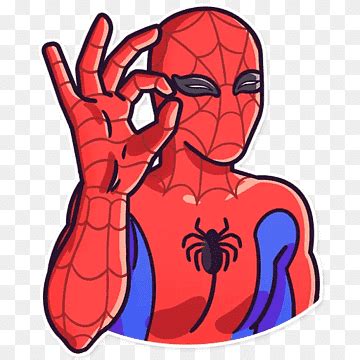 Telegram Sticker LINE VK, spiderman meme, hand, sticker, meme png | PNGWing