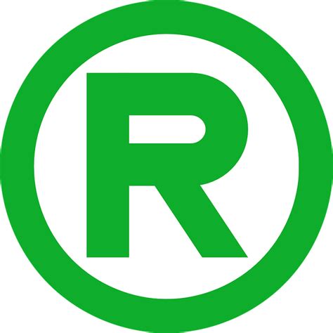 Registered Trademark · Free vector graphic on Pixabay