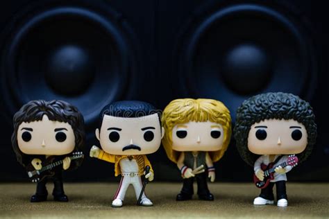 Funko POP Vinyl Figures of Queen Band Editorial Photography - Image of artist, doll: 285038457