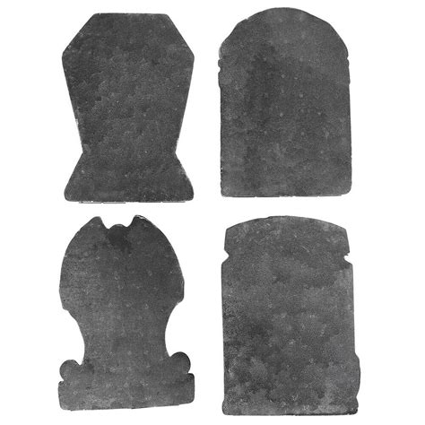 4Pcs Funny Foam Tombstones Gravestone Graveyard Haunted House ...