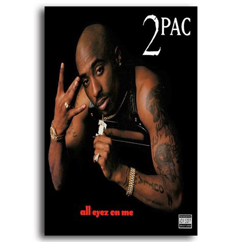 280506 TUPAC SHAKUR 2pac all eyez on me classic rap music album poster ...