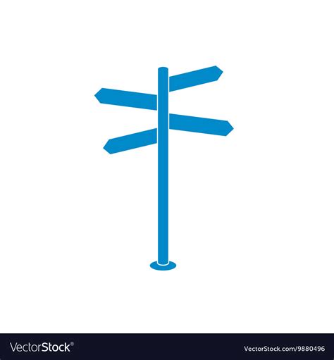 Signpost icon Royalty Free Vector Image - VectorStock