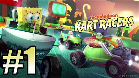 Nickelodeon Kart Racers Gameplay Walkthrough Part 1 - YouTube