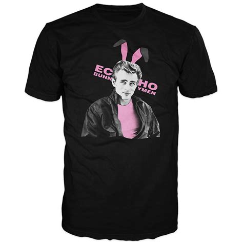 Echo And The Bunnymen Bunny Dean Black T-Shirt | Echo And The Bunnymen Official Merchandise